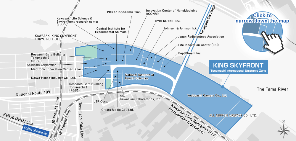 KING SKYFRONT MAP